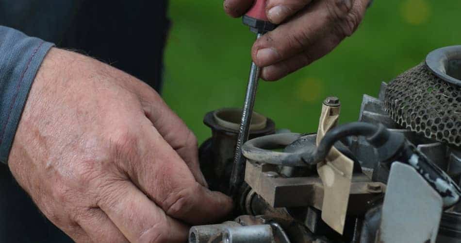fixing a lawn mower small engine