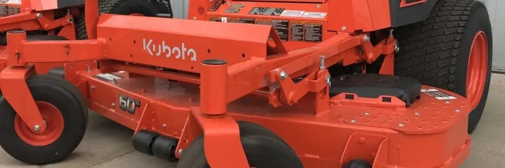 Kubota lawn mower cuts uneven