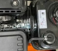 Gas tank on a Generac pressure washer