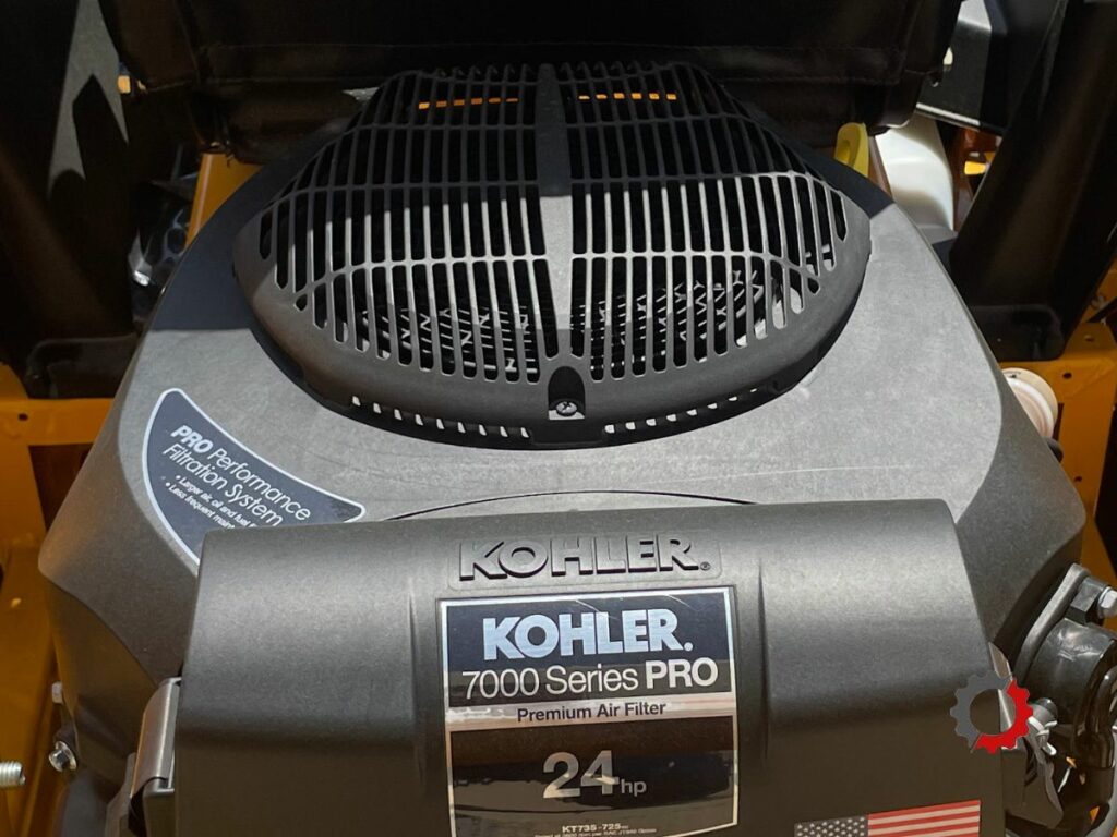 Kohler engine on a zero turn